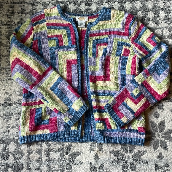 Colourful knit sweater - Picture 2 of 3